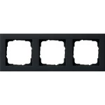 Gira 021309 Abdeckrahmen 3f Gira E2 Schwarz m 