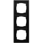 Gira 0213174 Abdeckrahmen 3f F100 Schwarz matt lackiert 