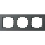 Gira 021323 Abdeckrahmen 3f Gira E2 Anthrazit 