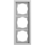Gira 021376 Abdeckrahmen 3f F200 Grau matt lackiert 