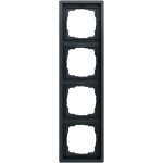 Gira 0214173 Abdeckrahmen 4f F100 Anthrazit lackiert 
