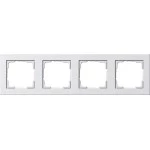 Gira 021422 Abdeckrahmen 4f Gira E2 Reinweiß m 