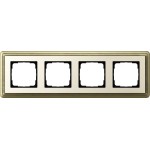 Gira 0214623 Rahmen ClassiX Bronze-Cremeweiß 4-fach 