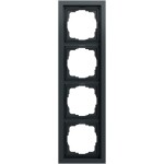 Gira 021473 Abdeckrahmen 4f F200 Anthrazit lackiert 