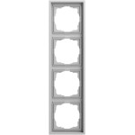 Gira 021486 Abdeckrahmen 4f F300 Grau matt lackiert 