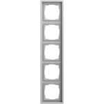 Gira 0215176 Abdeckrahmen 5f F100 Grau matt lackiert 