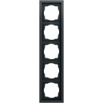 Gira 021573 Abdeckrahmen 5f F200 Anthrazit lackiert 