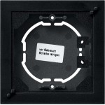 Gira 0219005 AP-Gehäuse 1f flach System 55 Schwarz m 