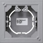 Gira 021926 AP-Gehäuse 1f flach System 55 F Alu 