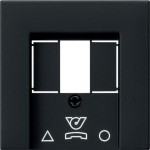 Gira 0260005 Abdeckung für TDO-Anschlussdose (nur für Österreich) Schwarz matt 