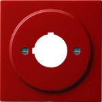 Gira 027243 Abdeckung mit Tragring zur Aufnahme von Befehls- und Meldegeräten ( 22,5mm) Rot 