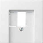 Gira 027603 Abd. TAE USB System 55 Reinweiß 
