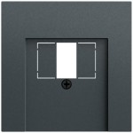 Gira 027673 Abdeckung für TAE und USB in Anthrazit lackiert passend für System 70 Programmübergreifend (Zubehör) 