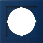 Gira 028146 Adapterrahmen mit rundem Ausschnitt für Geräte mit Abdeckung (50x50mm) Blau 