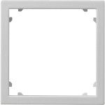 Gira 0283015 Adapterrahmen mit quadratischem Ausschnitt für Geräte mit Abdeckung (45x45mm) Grau matt 