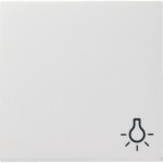 Gira 028527 Wippe mit Symbol Licht Reinweiß seidenmatt 