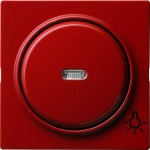 Gira 028543 Abdeckung mit Symbol und Wippe mit Kontrollfenster Licht Rot 