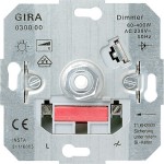 Gira 030000 LED-Dimmeinsatz mit Dreh-Ausschalter 20 - 200 W 