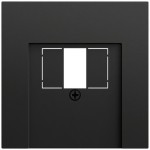 Gira 037674 Abdeckung für USB-Spannungsversorgung PD in Schwarz matt lackiert passend für System 70 Gira F100 (Zubehör) 