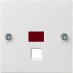 Gira 063803 Abd. Kontrollf. groß Zugschalter/-taster System 55 Reinweiß 