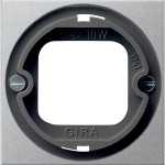 Gira 065926 Abdeckung mit Bajonettverschluss für Lichtsignal Farbe Alu 