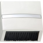 Gira 068240 Abdeckhaube klappbar mit Adapterrahmen für Geräte mit Abdeckung (50x50mm) und Schrägauslass Reinweiß 