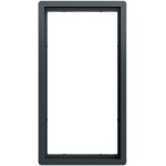 Gira 1002173 Abdeckrahmen 2f o.M. F100 Anthrazit lackiert 