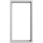 Gira 1002176 Abdeckrahmen 2f o.M. F100 Grau matt lackiert 