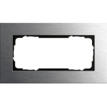 Gira 1002219 Abdeckrahmen 2f o.M. Gira Esprit Edelstahl 
