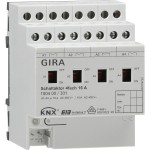 Gira 100400 Schaltaktor 4-fach 16A mit Handbetätigung für KNX 