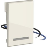 Gira 106701 Beleuchtungselement mit weiß leuchtenden LEDs für indirekte Orientierungsbeleuchtung ohne Blendung Cremeweiß 