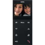 Gira 1239005 Wohnungsstation Video AP Plus System 55 Schwarz matt 