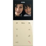Gira 123901 Wohnungsstation Video AP Plus System 55 Cremeweiß glänzend 
