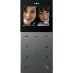 Gira 1239600 Wohnungsstation Video AP Plus System 55 Edelstahl (lackiert) 