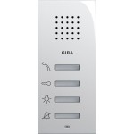 Gira 125003 Wohnungsstation AP System 55 Reinweiß glänzend 