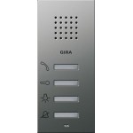 Gira 1250600 Wohnungsstation AP System 55 Edelstahl 