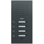 Gira 125073 Vormontierte Wohnungsstation Aufputz mit Freisprechfunktion, Ruftonmelodieauswahl 