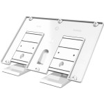 Gira 128203 Standfuß passend für Wohnungsstation Video AP 7 in Reinweiß glänzend aus der Serie System 55 