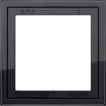 Gira 131105 Montageadapter für Rahmen E2 für flachen Einbau 1-fach Schwarz glänzend 