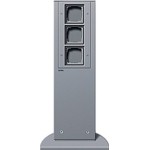 Gira 134526 E-Säule 3x Leereinheit 491 mm Gira Energiesäule F Alu 