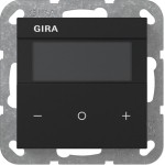 Gira 2004005 Raumklimasensor Standard für KNX mit segmentbasiertem Display, integriertem Temperaturfühler 