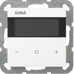 Gira 200427 Raumklimasensor Standard für KNX mit integriertem Busankoppler, segmentbasiertem Display 