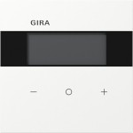 Gira 200572 Raumklimasensor Komfort für KNX mit integriertem Busankoppler, segmentbasiertem Display 