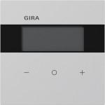 Gira 200576 Raumklimasensor Komfort mit integriertem Busankoppler, segmentbasiertem Display 