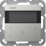 Gira 2006600 Raumklimasensor HLK Standard für KNX mit integriertem Busankoppler, segmentbasiertem Display 