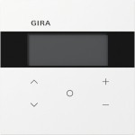 Gira 200670 Raumklimasensor HLK Standard mit integriertem Busankoppler für KNX, System 70 Programmübergreifend Reinweiß 