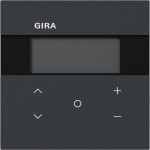 Gira 200773 Raumklimasensor mit Temperatur- und Feuchtefühler, Taupunktermittlung, Fancoil-Steuerung 