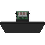 Gira 209205 Temperaturfühlermodul mit Feuchtigkeitsmessung für Gira G1 der 2. Generation Schwarz 