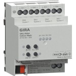 Gira 211300 4fach DALI-2 Aktor für bis zu 128 Teilnehmer, schaltet und dimmt DALI Geräte mit Tunable White und RGBW 