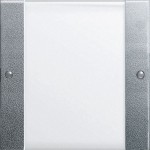 Gira 213126 Wippenset 1f BSF System 55 Klar/F Alu 